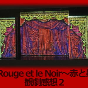 『Le Rouge et le Noir～赤と黒～』観劇感想２